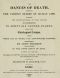 [Gutenberg 58808] • The Dances of Death / Through the Various Stages of Human Life: Wherein the Capriciousness of that Tyrant is Exhibited